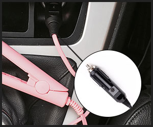 12V Hair Straightener Powered From Vehicle Power Socket 12V Hair Straightener Powered From Vehicle Power Socket